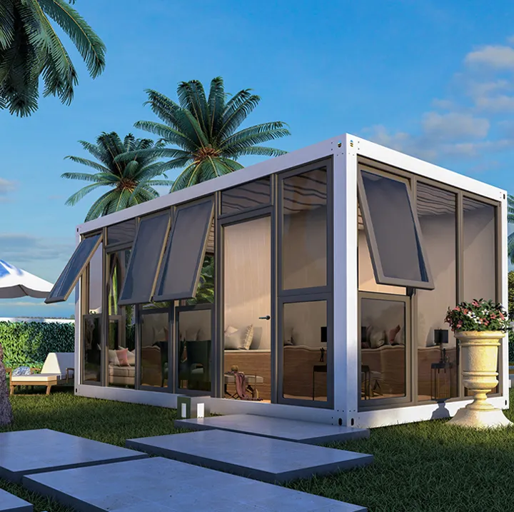supplier luxurious prefab container homes high quality modular house villa prefabricated with fullt furnished in philippines