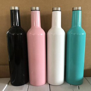 Nouveauté 2026 : Bouteilles isothermes promotionnelles en acier inoxydable en forme de bouteille de <span class=keywords><strong>vin</strong></span> <span class=keywords><strong>rouge</strong></span>, flasques hautes avec couvercle – Meilleures ventes en gros - Product Image 2