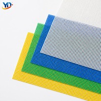 Feuille de maille en fibre de verre résistante aux alcalis sur mesure 40g 60g maille 12mm 12mm pour utilisation dans les puits d'ascenseur et les murs d'escaliers