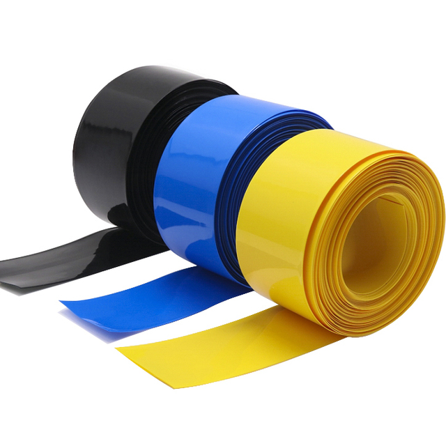 Insulation 0.15mm Thick 270mm Width PVC Heat Shrink Film 9.3m Length ROHS Certified for Battery Pack