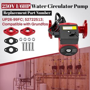 Dewinston ปั๊มหมุนเวียนน้ำร้อน230V 1 6HP สำหรับ Radiant Hydronic พัดลมคอยล์ทำความร้อนพลังงานแสงอาทิตย์ - Product Image 2
