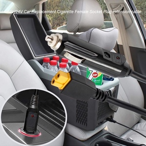 Reemplazo 12V/24V encendedor de cigarrillos de coche enchufe hembra con Cable de extensión 16AWG conector de batería de litio para vehículos - Product Image 5