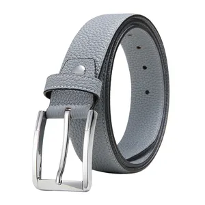 Blu Flut custom adjustable buckle leather belt black leather belt men cowhide leather belts