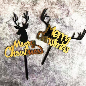 Honey And Sweetness Christmas Cake Toppers <b>Acrylic</b> Merry Christmas Decorations For Cake Decorating Supplies - Product Image 4