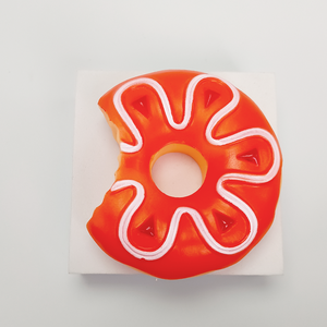 Оптовая продажа от производителя: Милая игрушка-жевалка для собак в форме пончика, интерактивная пищащая игрушка для собак, доступна в различных цветах - Product Image 6