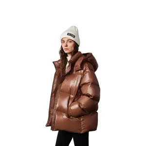 800+ Fill Power Down Jacket Coat Hooded Thick Parent-child Outfit Windproof -40 Degrees Celsius Wearable Super Warm