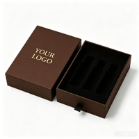 Boîte d'emballage de parfum haut de gamme avec estampage à chaud pour les marques de parfums masculins