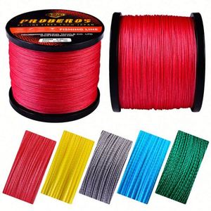 สายเบ็ดตกปลาแบบถัก PROBEROS 300M 8 เส้น PE  40LB-300LB 5 สี สำหรับใช้ในทะเลสาบ แม่น้ำ ลำธาร และมหาสมุทร - Product Image 1
