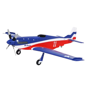 Offre Spéciale – Avion <span class=keywords><strong>RC</strong></span> P-51D 3D Sport Version 1100mm – Modèle d'Avion de Course et de Simulation Acrobatique avec Aile Fixe en Métal - Product Image 1