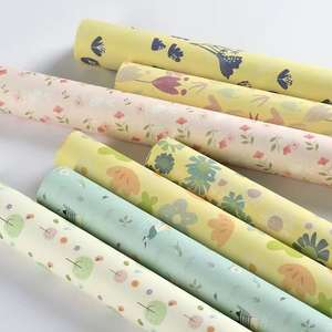 日韩InS风格清新淡淡花艺节日花礼品包装纸生日礼物纸 - Product Image 2