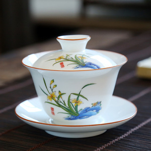 Häufig verwendetes chinesisches Teeset Gaiwan Ceramic Kongfu Teekanne <span class=keywords><strong>Cha</strong></span> Wan 190 ml - Product Image 4