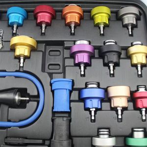 Car Radiator Pressure Tester Kit With Vacuum <b>Gauge</b> And Colorful Connectors For Leak Detection And Coolant Replacement - Product Image 2
