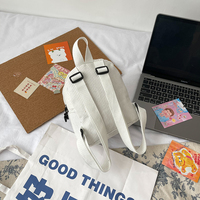 Mini sacs à dos décontractés à la mode bon marché vente en gros de cartables en velours côtelé cartable petit sac à dos pour étudiants