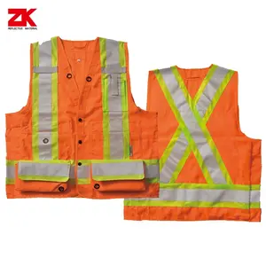 Promotion Hi viz reflex safety reflective sleeveless garments for men