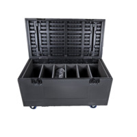 Transporte de plástico duro de seguridad de espuma EVA 55 Tv Flight Case Monitor Flight Case Extraíble Desktop Computer Flight Case