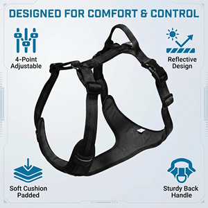 <b>Pet</b> Supplies Wholesale Breathable Custom Mesh Nylon Solid <b>Pet</b> Reflective Dog <b>Harness</b> - Product Image 3