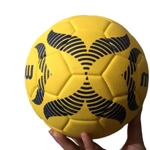 Black Yellow Color Good Selling Sports Equipment PU Leather Size 5 <b>Handballs</b> Wholesale Rate Durable Soft Touch <b>Handballs</b> - Product Image 4
