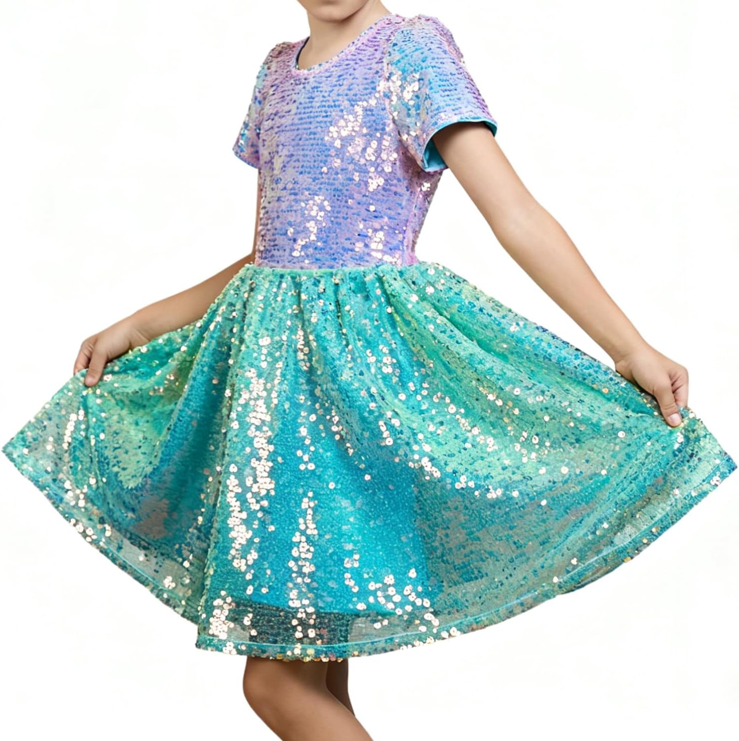 green emerald velvet dress Shiny Secrets Glitter Long Sleeve Mini Dress