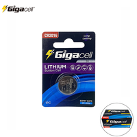Pile bouton CR2016 3,0 V au lithium longue durée pour colliers d'animaux, lampes LED, articles de sport et podomètres