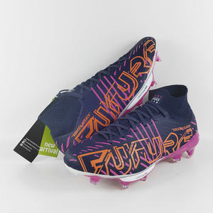 Chaussures à crampons de football plaquées à coupe haute du fabricant de la mode Option populaire en gros et bon marché pour le printemps, l'automne et l'hiver - Product Image 3