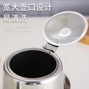 Stainless Steel Cold Water Pitcher With <b>Lid</b> Large Capacity For Restaurants Hotels Teapots Soup <b>Pots</b> Juice Pitchers - Product Image 5
