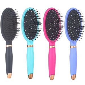 Square <strong>Round</strong> <strong>brush</strong> Scalp Massage Styling Dry and Wet <strong>Brush</strong> to Untangle Hair - Product Image 1