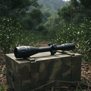 Lunette de chasse OEM d'usine <span class=keywords><strong>4</strong></span>-16x44 AOEYS avec point rouge et laser, éclairage latéral, en aluminium 6061-T6 usiné CNC - Product Image 3