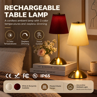 Lampe de table en métal de haute qualité avec chargeur USB certifié RoHS, pour salon, chambre à coucher, chambre d'hôtes, chambre principale, villa, lampe de table LED