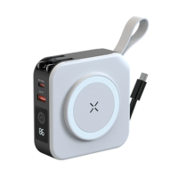 Cargador Inalámbrico Rápido de 20W con Salida Tipo-C, Enchufe de Pared LED y Estuche de Viaje para Teléfono Móvil, Nuevas Tendencias al por Mayor