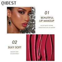 Rouge à lèvres mat en velours de petite taille, Portable, longue durée, imperméable, Nude, mat, cosmétiques, lèvres Sexy, maquillage