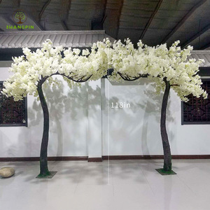 Usine professionnelle personnalisée artificielle grande fibre de verre fausse fleur fleur de cerisier arbre de mariage pour la décoration intérieure extérieure - Product Image 3