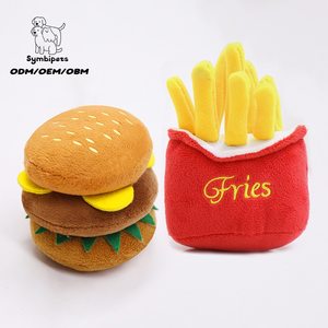 Juguetes Ecológicos de Peluche <span class=keywords><strong>para</strong></span> Perros <span class=keywords><strong>Bulldog</strong></span> <span class=keywords><strong>Francés</strong></span>, Juguetes Resistentes a Mordidas con Cuerda y Sonido, Juguetes con Forma de Frutas y Animales de Dibujos Animados, Artículos <span class=keywords><strong>para</strong></span> Mascotas - Product Image 6