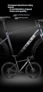 Bicicleta de Carretera de Carreras de Aleación de Aluminio para Hombre y Mujer, Sistema de Cambios de 10 Velocidades, Suspensión Delantera, Frenos de Disco Hidráulicos, Diseño Aerodinámico - Product Image 4