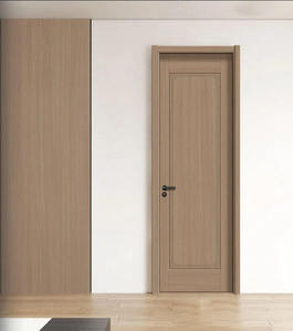 Fabricante LINRUN, Puerta de Madera de Alta Calidad Hecha en China, Puertas Interiores de Madera Sólida para Casas, Puerta Pintada Directamente de Fábrica para Dormitorio - Product Image 6