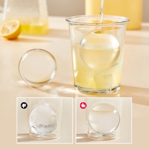 Molde Portátil Transparente para Cubos de Hielo de Whisky, Molde para Hacer Bolas de Hielo Transparentes de Grado Alimenticio, Cristalino y Portátil para Cocina - Product Image 3