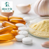 Extracto de Planta Halal, Extracto de Ajo en Polvo, Allicina Estandarizada al 10%, Certificado Kosher, Sin GMO, Extracto de Planta Vegano, COA