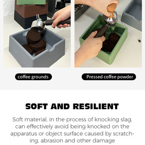 Bac à marc de café multifonctionnel robuste pour espresso, pour tamping et élimination des résidus, durable et silencieux, absorbant les chocs - Product Image 3