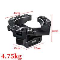 Projecteur de scène DJ multifonctionnel 34/55 canaux DMX, vitesse de stroboscope réglable 0-20 fois/s, laser RGB LED Par Light IP20 pour fêtes et clubs