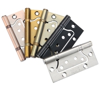 304SUS Moderne Soudage Externe Amovible Pliable Mortice Accordéon Extérieur Maison Panneau Bifold Pin Fenêtre Porte Charnière