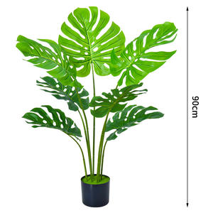 Alta calidad 160cm H modelo Monstera árbol Artificial desmontable mar Arco Iris Monstera hojas <span class=keywords><strong>planta</strong></span> verde transfronteriza - Product Image 6