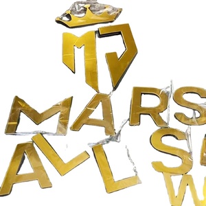 Letras Acrílicas 3D con Logotipo Personalizado, Adhesivos Decorativos para Pared de 5cm-40cm, Símbolos Personalizados, Letras Mayúsculas, Minúsculas e Itálicas - Product Image 2
