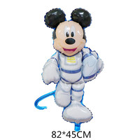 Ballons en Mylar de dessin animé, vente en gros, décoration de fête d'anniversaire pour enfants, Minnie, Mickey, ballons en aluminium, Offre Spéciale