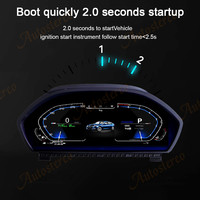 Speedometer Digital seri F30/F31 GT-F34 4 seri F32/F33/F36 instrumen meteran kecepatan kokpit Virtual