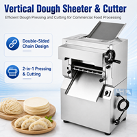 Machine à presser la pâte en acier inoxydable commercial pour faire des rouleaux de pain, des enveloppes de dumplings, des feuilles de pâte
