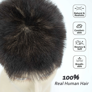 Perruque complète en dentelle pour <span class=keywords><strong>homme</strong></span>, toupet invisible <span class=keywords><strong>coupe</strong></span> ras du cou, système capillaire en dentelle pour <span class=keywords><strong>homme</strong></span>, perruque complète en dentelle pour <span class=keywords><strong>homme</strong></span> - Product Image 3
