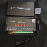 Controlador LED de Píxeles Programable T8-1000AC a Todo Color, Controlador Digital de 8 Canales para Tiras de Luz Direccionables WS2812 Sk6812