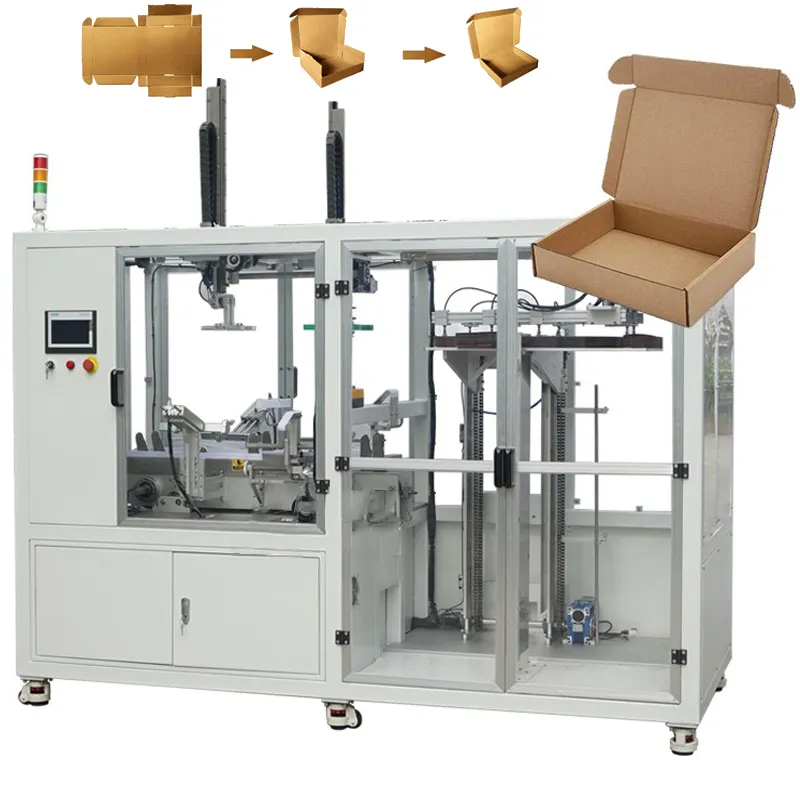 2024 Hot Melt Glue Box Erector Factory Direct Tray Forming Folding Machine Box Folding Machine