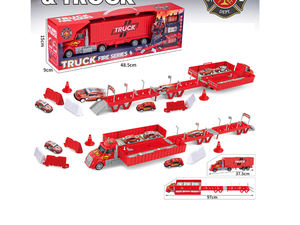 פונקצית אחסון מכונית מעקה פונקציה אחסון עם 6 מכוניות התאוששות מתכת 15 שלטי כביש ו מדבקת 1 מדבקה - Product Image 4