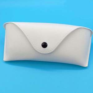 Étui à lunettes portable et durable en cuir PU personnalisé avec logo, boîte souple pour lunettes de soleil - Product Image 5