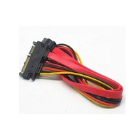 Untuk SATA 7 + 15P 22Pin Male Female Hard Drive Extender Adapter Serial ATA Data kabel daya 22Pin Male Female Adapter Stock